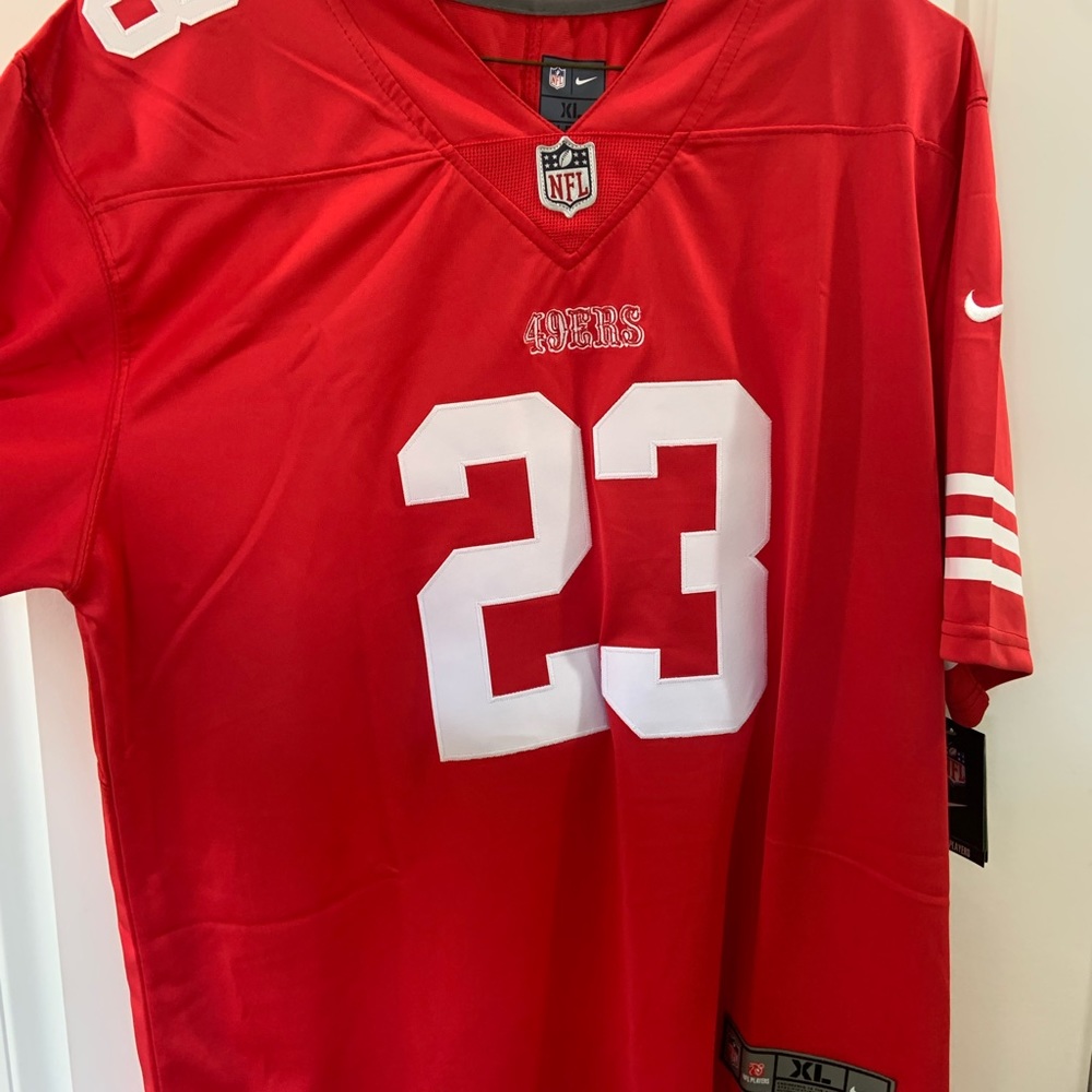 49ers Christian McCaffrey jersey. Size XL